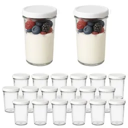 mikken mikken 20 Dessertgläser 150 ml – Einmachgläser mit Schraubdeckel – Produktbild 1 von 1
