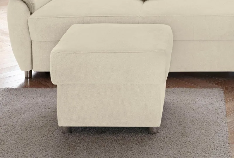 sit&more Hocker Sonoma, mit Stauraumfach, Beige, – Produktbild 2 von 5