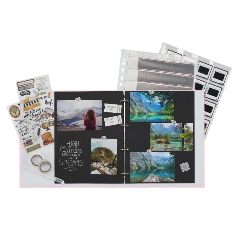 Hama Hama Ordner mit 4-Ring-Kombimechanik, 39 mm Rückenbreite, Neutral, – Produktbild 5 von 5