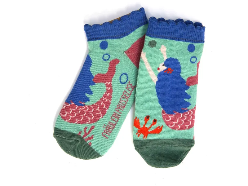 Fräulein Prusselise Fräulein Prusselise Kinder Sneaker Socken Meerjungfrau, Mehrfarbig, – Produktbild 2 von 2