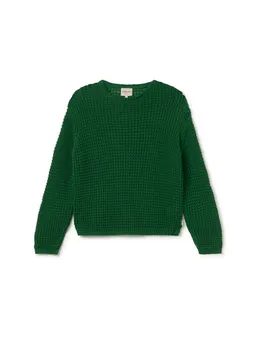 TWOTHIRDS TWOTHIRDS Damen vegan Pullover Teresa Laubgrün – Produktbild 1 von 1