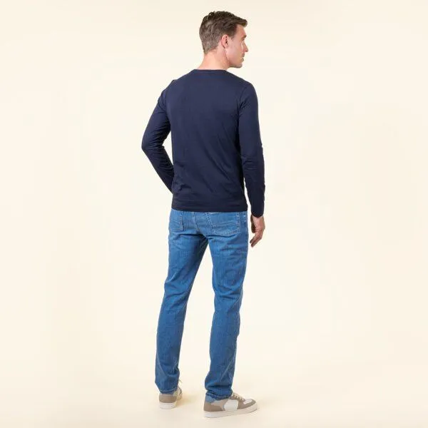 Living Crafts Living Crafts Langarm-Shirt - TERIK, Ink blue (blau), – Produktbild 3 von 4