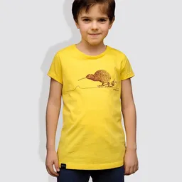 little kiwi little kiwi Kinder T-Shirt, "Kiwi", Maiz Yellow – Produktbild 1 von 1