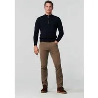 Meyer MEYER Flammé Double-Dyed Baumwoll-Chino, Braun (taupe), – Produktbild 2 von 7