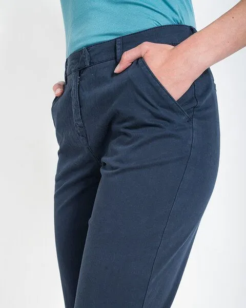 Alma & Lovis Alma & Lovis Chino aus Bio-Baumwolle, Dunkelblau, – Produktbild 3 von 4