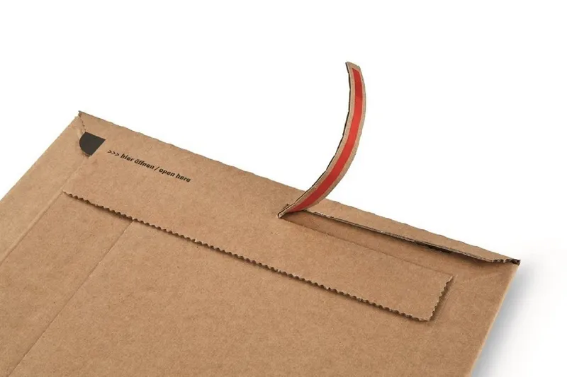 ColomPac ColomPac Versandtasche 20 Versandtaschen CP010.01 aus Wellpappe - 16,7x26,8cm, Braun, – Produktbild 3 von 5