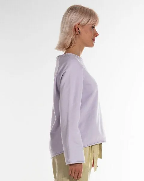 Alma & Lovis Alma & Lovis Sweatshirt aus Bio-Baumwolle | Cosy Sweat, Lilac (lila), – Produktbild 2 von 4