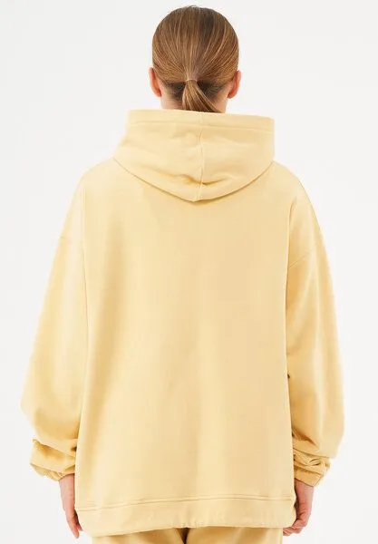 ORGANICATION ORGANICATION ESSENTIALS-HANDE- Soft Touch Oversize Hoodie aus Bio-Baumwolle, Soft yellow, – Produktbild 4 von 4