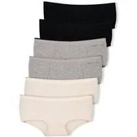 ORGANICATION ORGANICATION BLAIRE | Boyshorts Panty aus Bio-Baumwolle und TENCEL Modal im 6er-Pack, Mix-22, – Produktbild 1 von 1