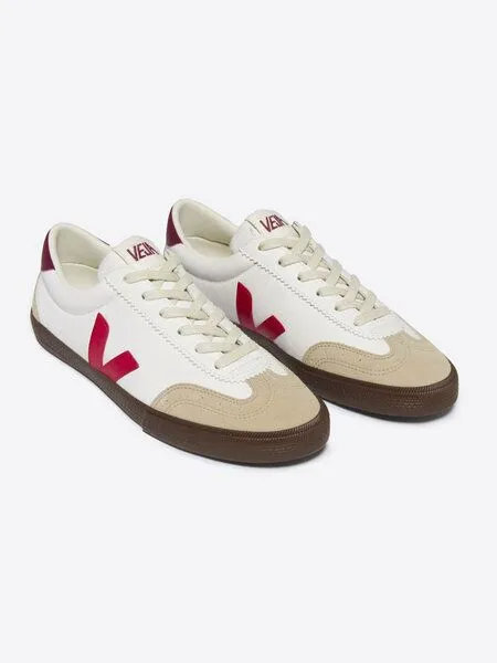 Veja Veja Sneaker Herren - Volley Leather, Weiß (white pekin bark), – Produktbild 2 von 3