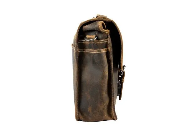 Alpenleder Alpenleder Messenger Bag TOURER, Old havanna, – Produktbild 3 von 4