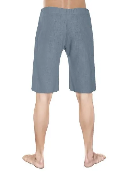SCHAZAD Leinenshort von SCHAZAD, Petrol, – Produktbild 3 von 3