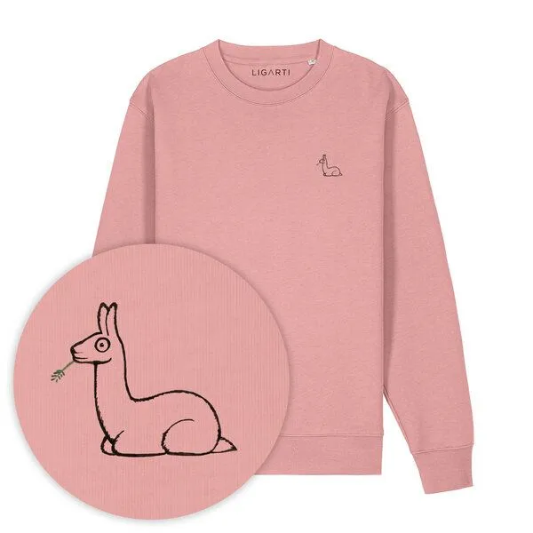 LIGARTI Pullover – Lama – LIGARTI Tiermanufaktur, Altrosa, – Produktbild 1 von 2