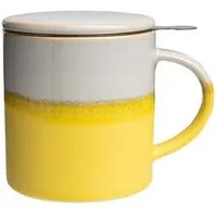 Tranquillo Tranquillo Tasse mit Teesieb INDUSTRIAL 410 ml, Gelb, – Produktbild 2 von 7