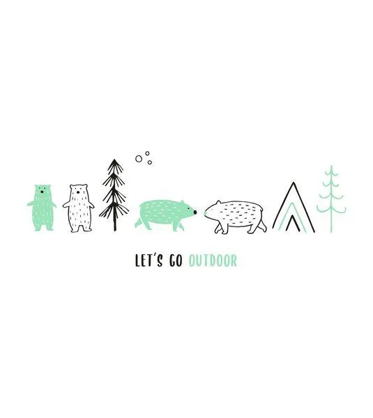 Gary Mash GARY MASH Shirt Asheville Let's go outdoor aus Biobaumwolle, Weiß, – Produktbild 3 von 4