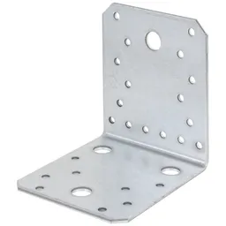 Alberts ALBERTS Winkelverbinder, sendzimirverzinkt, TxHxB 105x105x90 mm,VE 25 Stk. – Produktbild 1 von 1