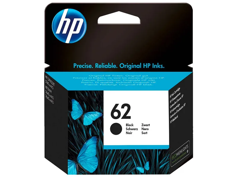 Hewlett Packard hp Tintenpatrone C2P04AE, Nr. 62 schwarz – Produktbild 1 von 1