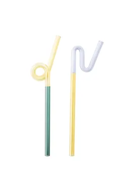 Tranquillo Strohhalme RAIINBOW 2er-Set - grün – Produktbild 1 von 1
