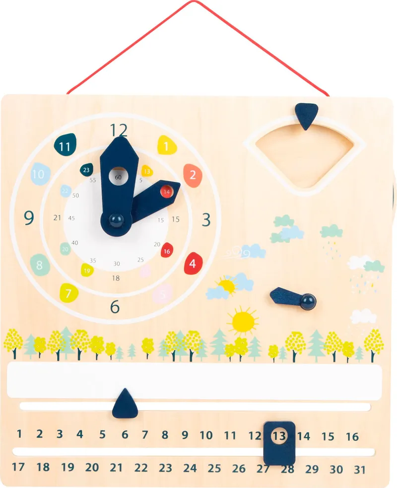 small foot Small Foot Lernuhr mit Kalender Educate – Produktbild 1 von 3