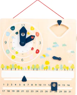 small foot Small Foot Lernuhr mit Kalender Educate – Produktbild 1 von 1