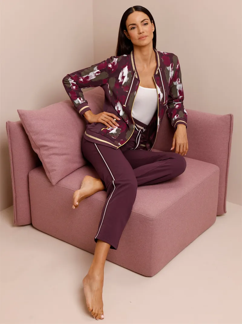 feel good Dehnbund-Hose, Burgund, – Produktbild 2 von 2