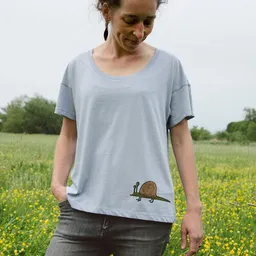 Cmig Cmig Damen T-Shirt Schnigel in serene blue – Produktbild 1 von 1