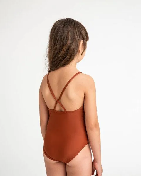 MATONA Matona Badeanzug für Kinder aus Econyl / Swimsuit, Amber, – Produktbild 2 von 3