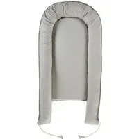 HANS NATUR Babynest Bio-Baumwolle, Kapok, Naturlatex, Maße 105 x 55 cm grau, Grau, – Produktbild 1 von 1