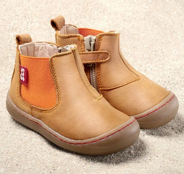 Pololo Pololo Lauflerner-Stiefelette "Chelsea Mini", Orange, – Produktbild 2 von 4
