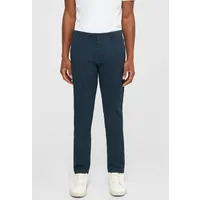 KnowledgeCotton Apparel KnowledgeCotton Apparel Herren vegan Chino-Hose Luca Slim Twill Total Eclipse Navy – Produktbild 1 von 1