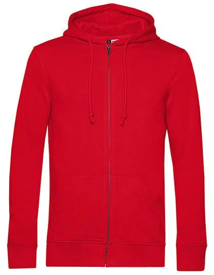 B&C Collection B&C Collection Zipped Hoodie Sweatjacke B&C Inspire, Rot, – Produktbild 2 von 3