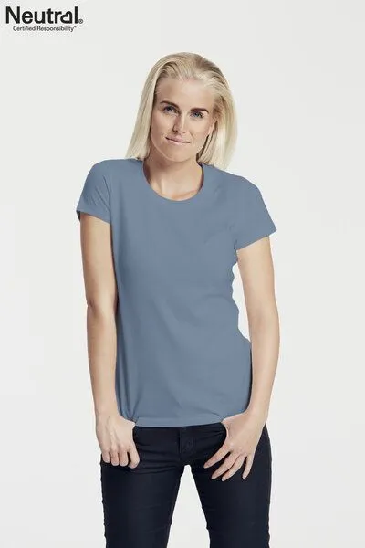 Neutral® - 3FREUNDE Neutral® - 3FREUNDE Frauen Fit T-Shirt, Dustyindigo, – Produktbild 3 von 3
