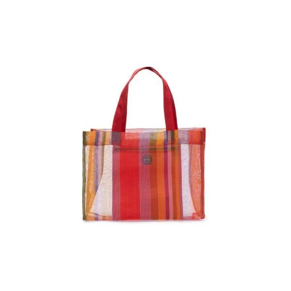 Smateria Smateria Limited Edition – Shopper transparent, Rot gestreift (mehrfarbig), – Produktbild 1 von 2