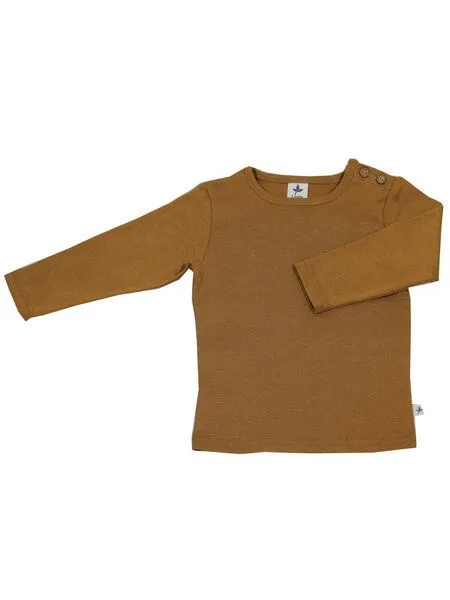 Leela Cotton Leela Cotton Baby Kinder Langarmshirt Bio-Baumwolle, Ingwer, – Produktbild 4 von 4