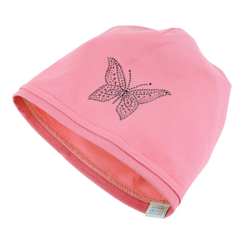 Maximo Maximo Beanie mit UV-Schutz Schmetterling, Rosa, – Produktbild 1 von 1
