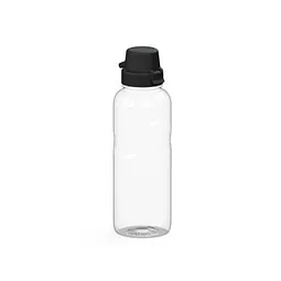 elasto elasto Trinkflasche Carve School, 700 ml, RENEW, Schwarz / transparent, – Produktbild 1 von 1