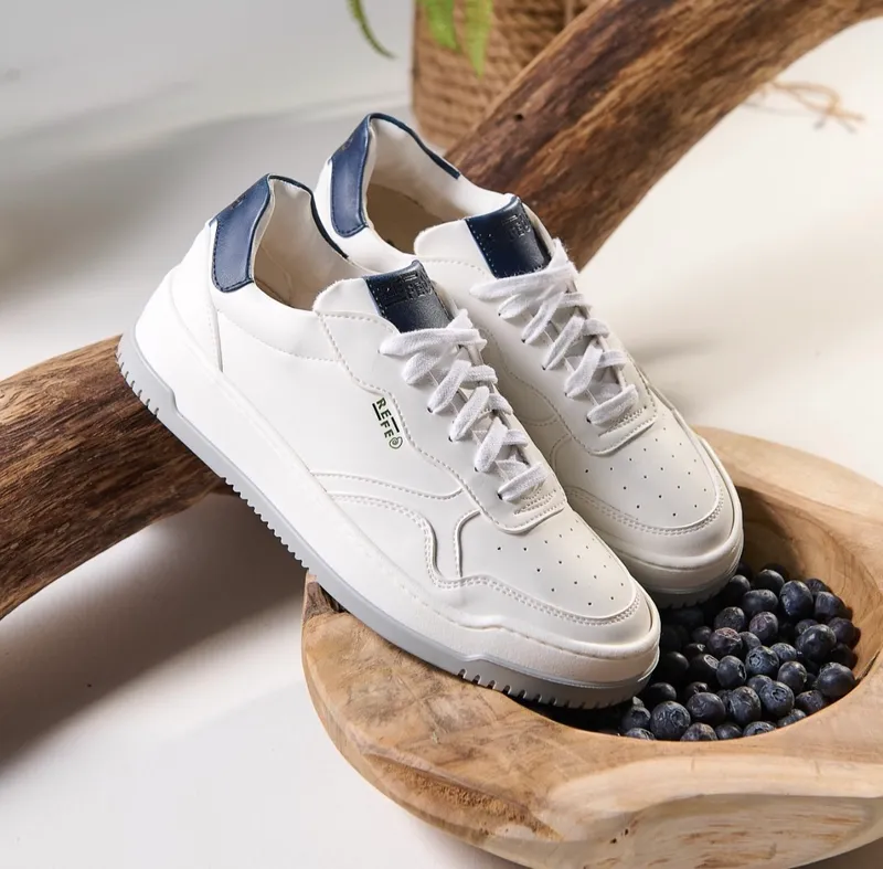 Risorse Future Risorse Future Herren vegan Sneaker Wave Blue, Weiß, – Produktbild 3 von 3