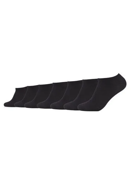 CAMANO camano 7 Paar Sneaker Sport-Socken | GOTS Biobaumwolle, Schwarz, – Produktbild 1 von 1