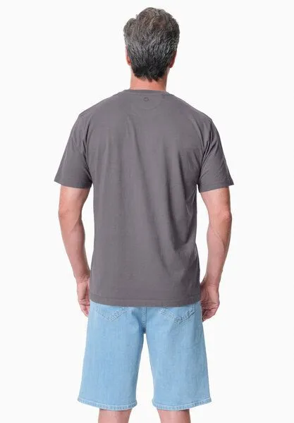 ORGANICATION ORGANICATION TAYLANN | Basic T-Shirt aus Bio-Baumwolle, Shadow, – Produktbild 4 von 4