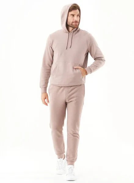 ORGANICATION ORGANICATION ESSENTIALS-HOOLDEN-Soft Touch Hoodie aus Bio-Baumwolle, Braun(mocha), – Produktbild 2 von 3