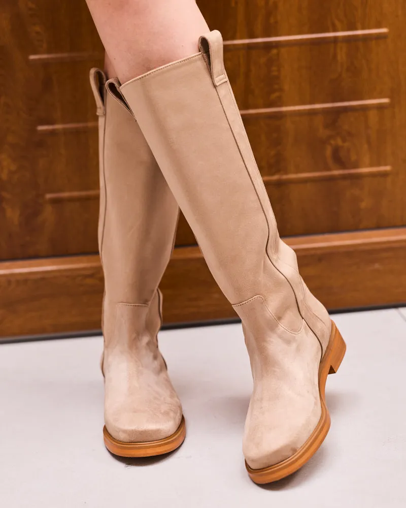 Minuit Sur Terre Minuit Sur Terre Damen vegan Stiefel Ame Sand, Beige, – Produktbild 1 von 2
