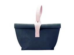 Lunchbag 'Yummy Plus' aus Papyr Gr. M, blue denim – Produktbild 1 von 1