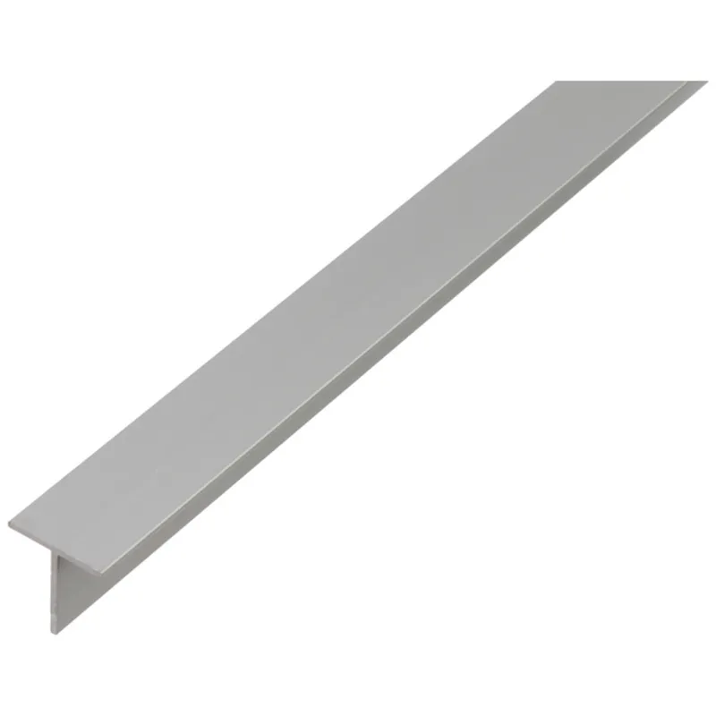 Alberts ALBERTS T-Profil, Alu silber elox., LxBxHxS 1000 x 20 x 20 x 1,5 mm – Produktbild 1 von 1