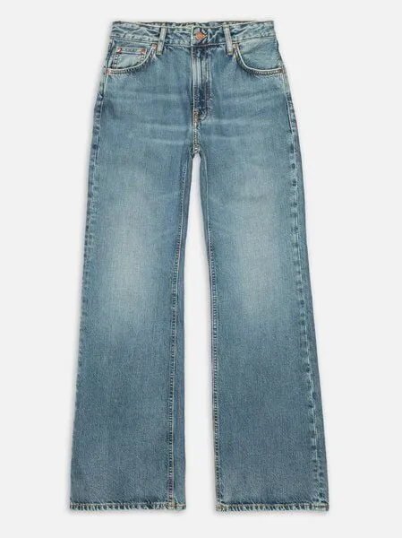 Nudie Jeans Nudie Jeans Dusty Dee Wide Leg Jeans - Streaky Wash – Produktbild 2 von 3