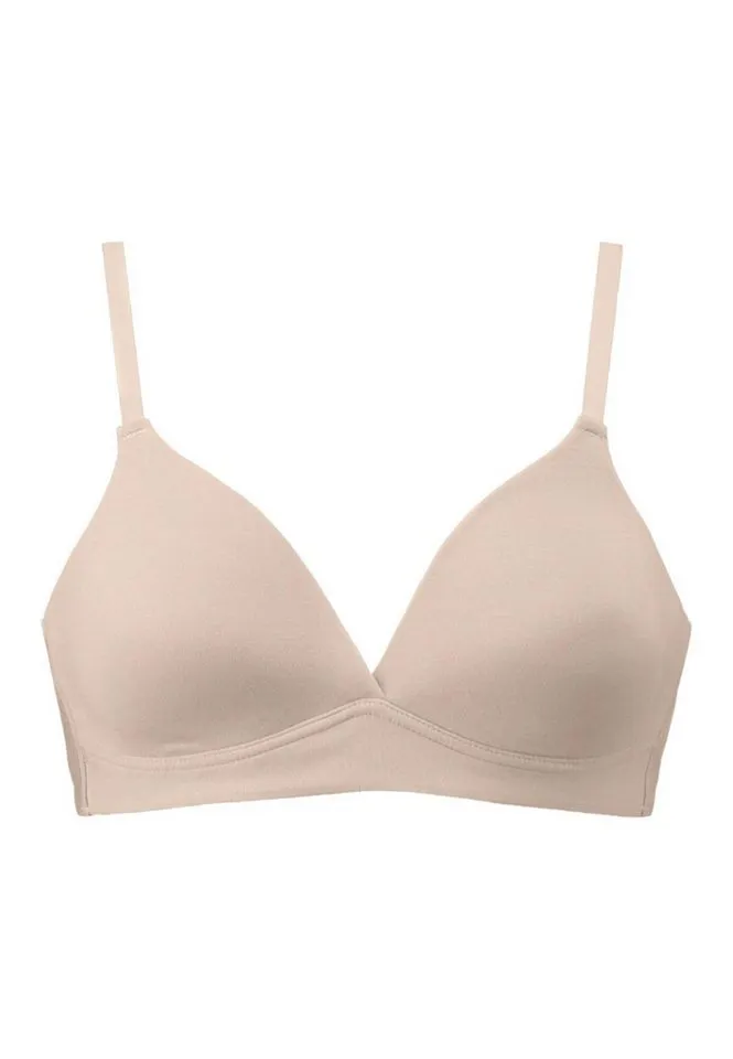 hessnatur hessnatur Triangel-BH bügellos aus TENCEL™ Modal (1-tlg), Beige, – Produktbild 2 von 4