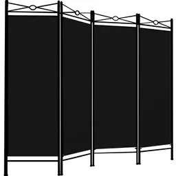 Casaria® Casaria Deuba Paravent Raumteiler in schwarz – Produktbild 1 von 1