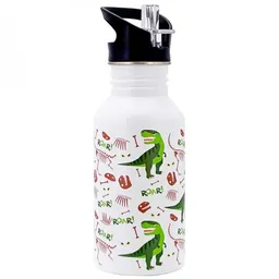 Dora's Dora's Dora’s Kinder-Trinkflasche "Dino" (500ml) – Edelstahl & Push-Pull-Verschluss – Ultraleicht – Produktbild 1 von 1