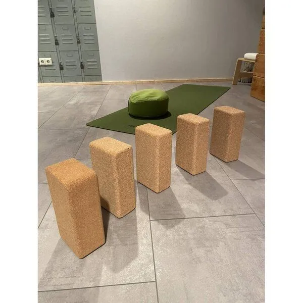 Kork-Deko Kork-Deko 2er-Set Yoga Blöcke aus Naturkork 23x12x7,5cm – Produktbild 2 von 3