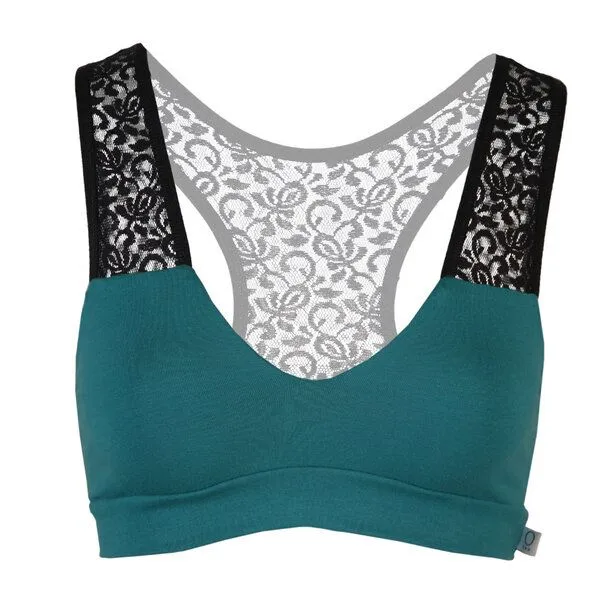 Frija Omina Frija Omina Bio-Bustier Jondel-Top, Smaragd (grün), – Produktbild 1 von 3