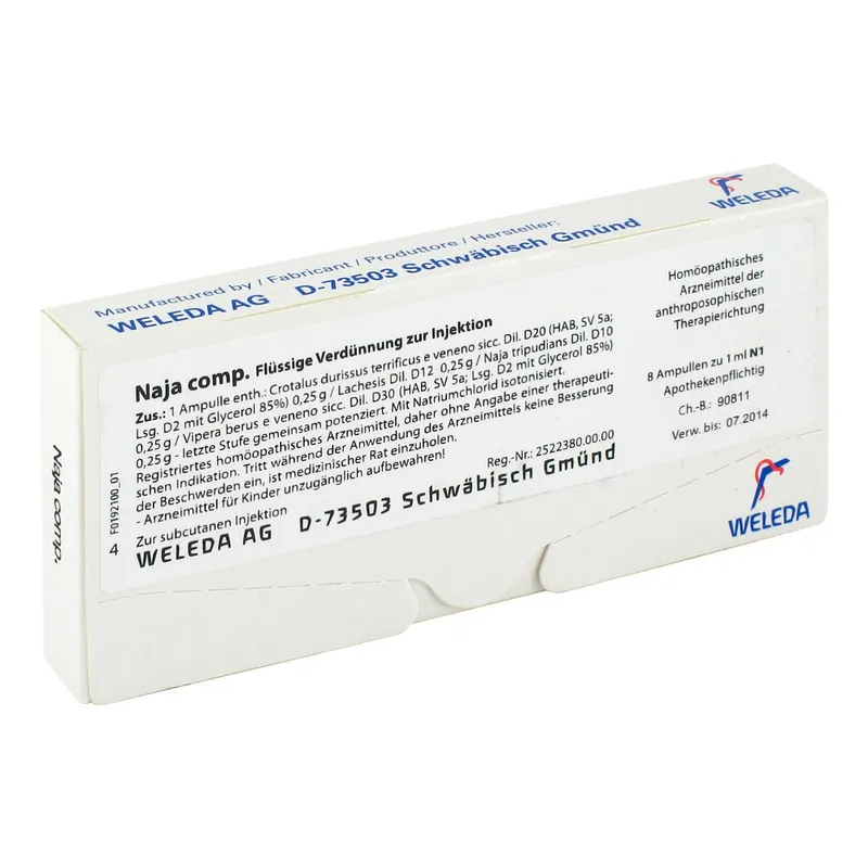 Weleda Naja Comp. Ampullen – Produktbild 1 von 2